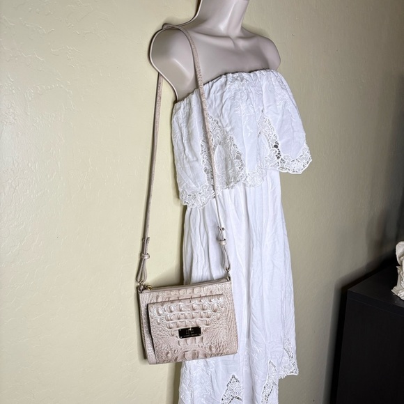 BRAHMIN Katie Crossbody Handbag – ShopCGX Brahmin Mimosa Cava Croc-Embossed Leather Crossbody Bag